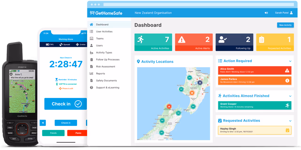 GetHomeSafe Safety Monitoring